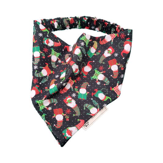 Christmas Gnome Celebration Dog Bandana