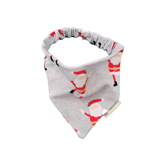 Waving Holly Jolly Santa Dog Bandana